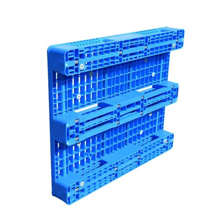 1300x1100mm 3 Skids HDPE Paleta De Plástico fábrica
