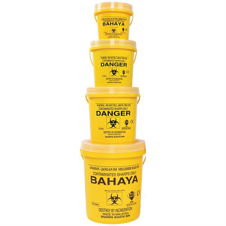 Kontejneri za oštre predmete za odlaganje bolničkih injekcija